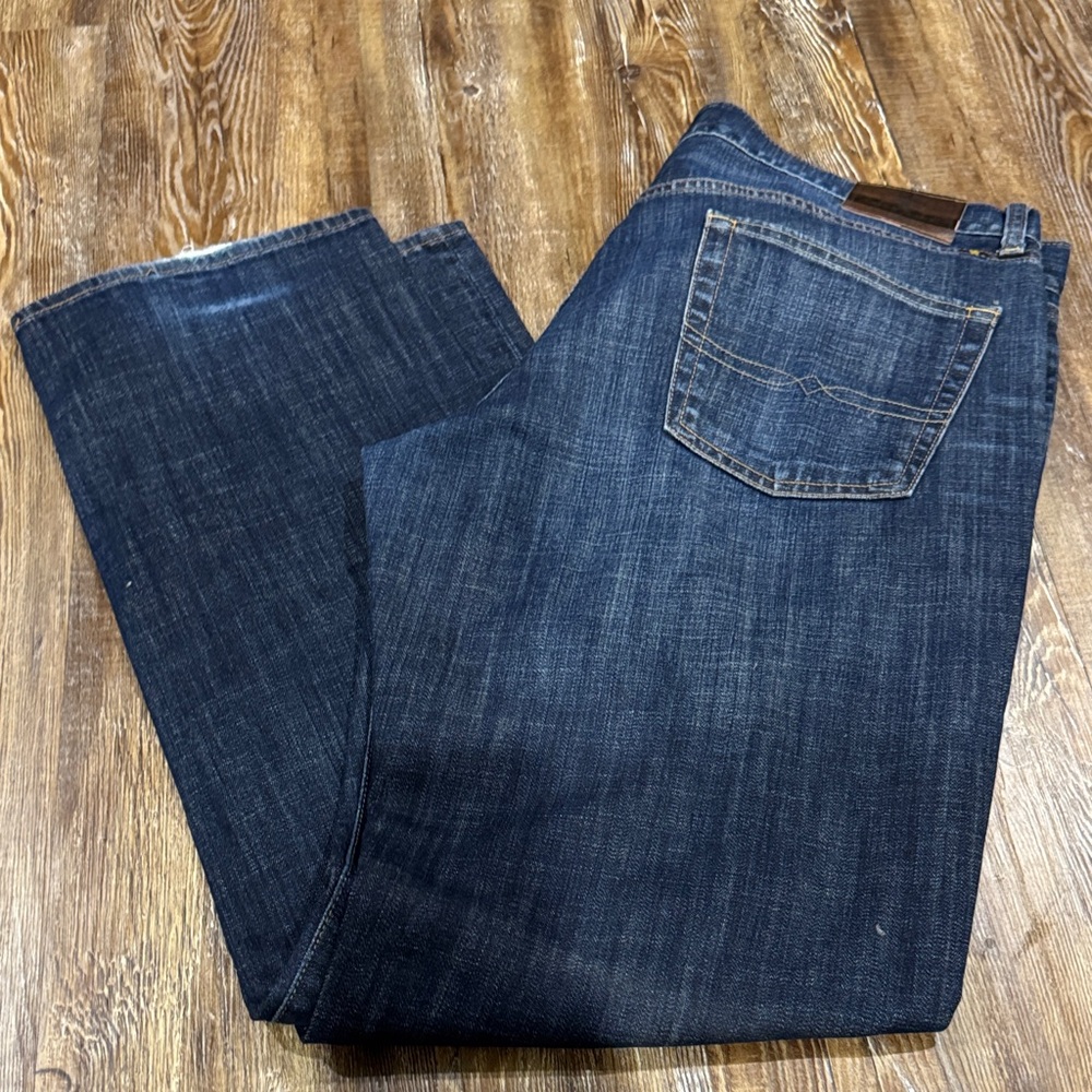 Lucky Brand Men's Dark Blue Straight Jeans